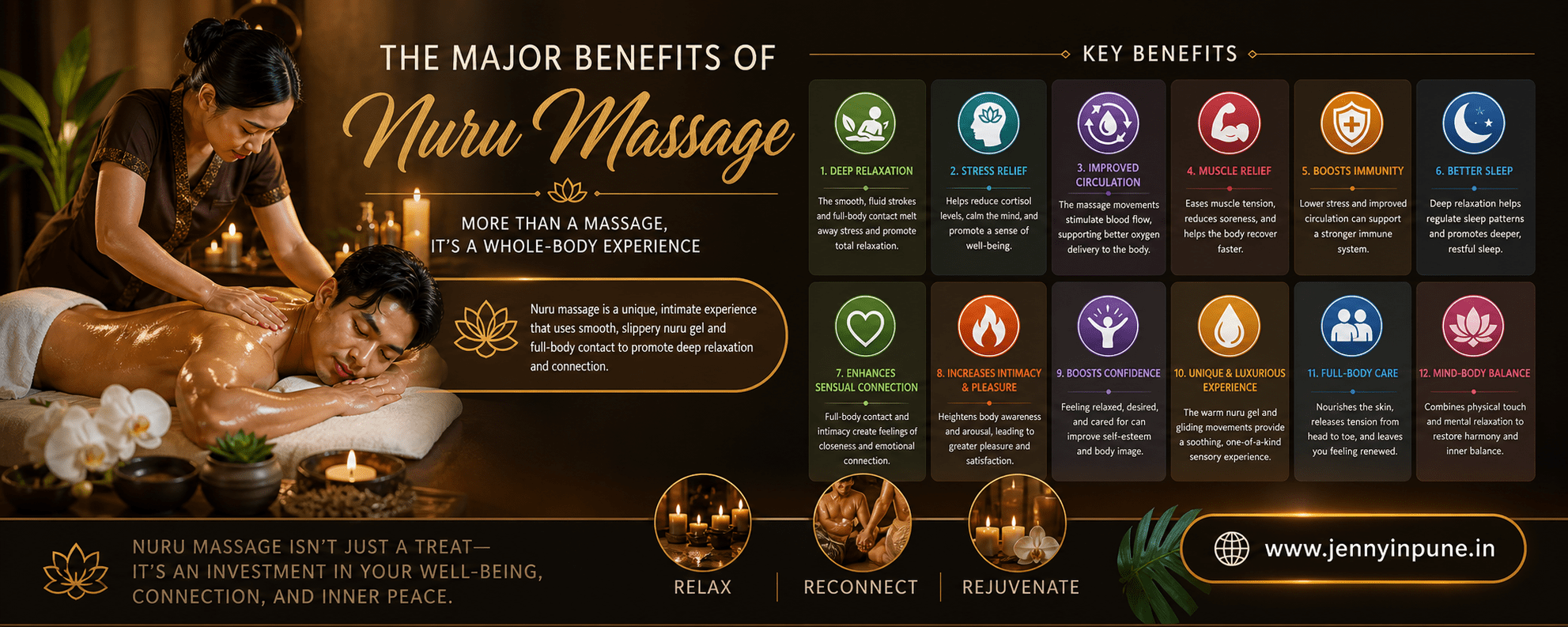 The Major Benefits of Nuru Massage The Major Benefits of Nuru Massage