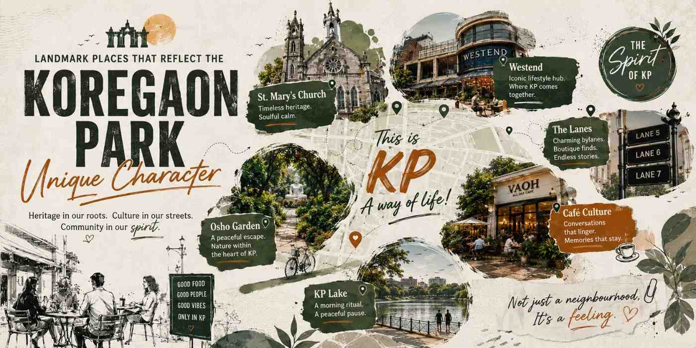 Landmark Places That Reflect the Koregaon Park Unique Character